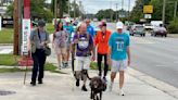 Shand and his canine companion complete 300 mile walk to New Bern, in support of cancer patients