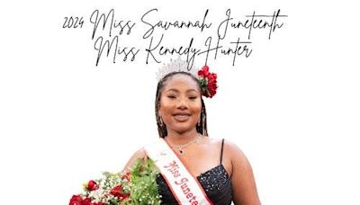 The first Miss Savannah Juneteenth wants to help 'encourage younger girls to be great'