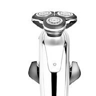 Rotary shavers have three or four circular heads that rotate to cut the hair. They work best for people with thick or coarse hair and can easily navigate the contours of the face. They are generally louder than foil shavers.