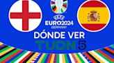TUDN y Canal 5 EN VIVO - dónde ver partido Inglaterra vs. España GRATIS por TV y Online