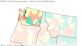 CDC says Pierce County at ‘high’ level of COVID-19; health department says ‘medium’