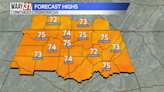 Warm and mostly dry week ahead