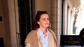 Emma Watson Proves a Classic Trench Is a True Spring Staple