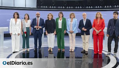 El choque entre PP y PSOE junto a la xenofobia de Vox y Ciudadanos marcan el debate a nueve para las europeas