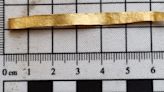 Man almost threw away 3,500-year-old piece of gold he found on the floor