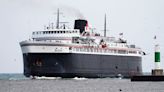 SS Badger Lake Michigan car ferry resumes night sails between Manitowoc and Ludington, Michigan