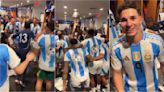 VIDEO: el festejo ÍNTIMO de la Selección argentina en el vestuario tras vencer a Colombia y ganar la Copa América