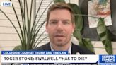 Rep. Swalwell wants Roger Stone prosecuted for death threat recording