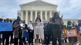 Civil rights leaders blast Supreme Court at their doorstep