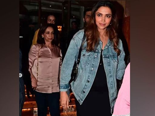 Mom-to-be Deepika Padukone goes out for family dinner