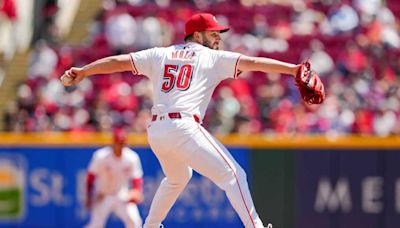Reds option left-handed relief pitcher Sam Moll to Triple-A Louisville