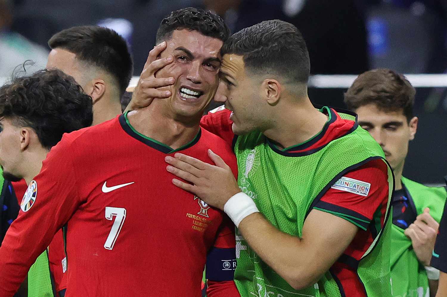 Cristiano Ronaldo Cries After Missing Penalty Kick, but Portugal Wins Euro 2024 Match