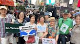 聲援台灣民主 紐約時報廣場挺台民眾聚集 (圖)