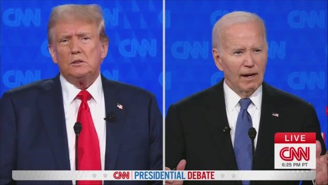 “You’re the sucker, you’re the loser”: Biden attacks Trump at CNN debate over his reported insults of dead soldiers.