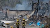 Hundreds forced from Indiana homes as plastics fire burns