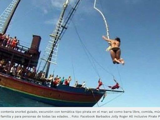 Así era el crucero Jolly Roger hundido por huracán Beryl en Barbados