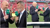 Roy Keane reacts as Erik ten Hag takes dig at his managerial career after FA Cup final