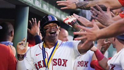 Rafael Devers and David Hamilton homer, Red Sox rally from four-run deficit to trip Blue Jays 7-6