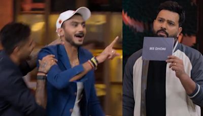 ... Axar Patel After Failed Attempt At Imitating MS Dhoni On Kapil Sharma's Show; Video