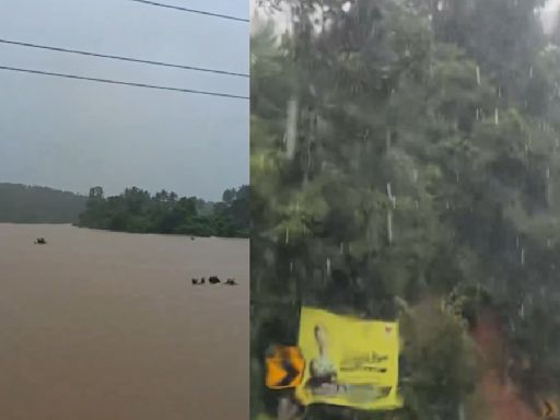 Heavy Rains Trigger Flooding in Sringeri; Tunga River Exceeds Danger Mark: Math Issues Warning