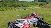 Warning after wild campers trash Welsh beauty spot