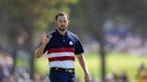 Pat and the Hat. Cantlay uses hat to bring attention to partnership with first responders