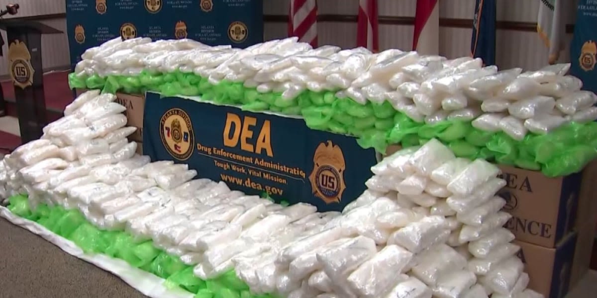 Nation’s 3rd-largest meth bust this year happens in Atlanta State Farmers Market, DEA says