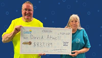 North Carolina man wins huge lottery jackpot after sister dreams he won