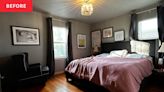 See How a “Dark Hole” Bedroom Transforms with Dreamy Built-in Bookshelves