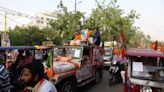 印度下議院選舉 德里候選人掃街 (圖)