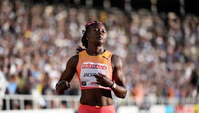 Jamaica's Shericka Jackson withdrawing from 100 meter at Paris Olympics