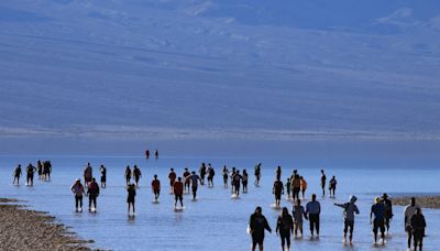 NASA satellite shows just how big Death Valley's ghost lake really was