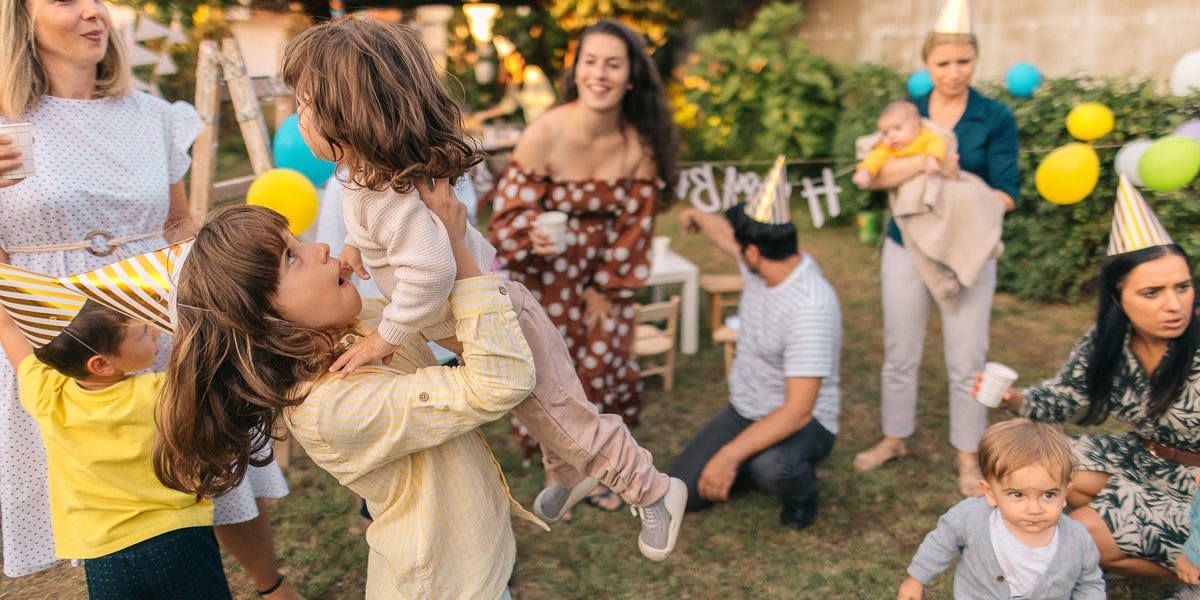 Instead of buying gifts for our daughters, we ask parents to bring toys their kids no longer use. We do an exchange at the party.