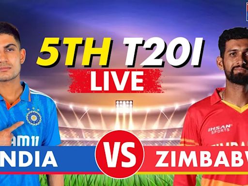 IND VS ZIM Live Score: India Aim To End Series On Winning Note