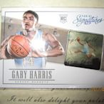 新賣家~13/14~Gary Harris~RC~PANINI Signatures~幻燈片~10 1元起標