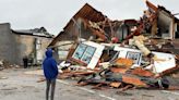 Aerial photos before and after tornadoes show how much was destroyed