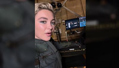 Florence Pugh shares behind-the-scenes video from 'Thunderbolts' set: Watch