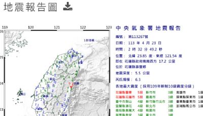 深夜規模6以上連2震！全台有感 超過100震 花蓮富凱大飯店傾倒