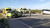 Seis heridos en un accidente de tráfico en Mazarrón