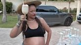 Pregnant Rihanna Cools Down with Snow Cone Treats in Barbados