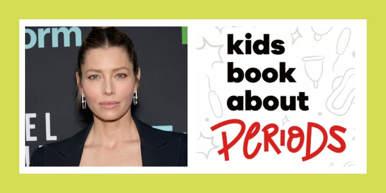 Jessica Biel hopes to ‘normalize the discussion around periods’ with her new kids’ book