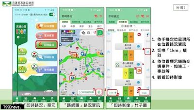 1968 App助民眾掌握國道路況 輕鬆出遊免煩惱