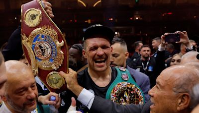 Boxing: Undisputed heavyweight world champion Usyk vacates IBF belt