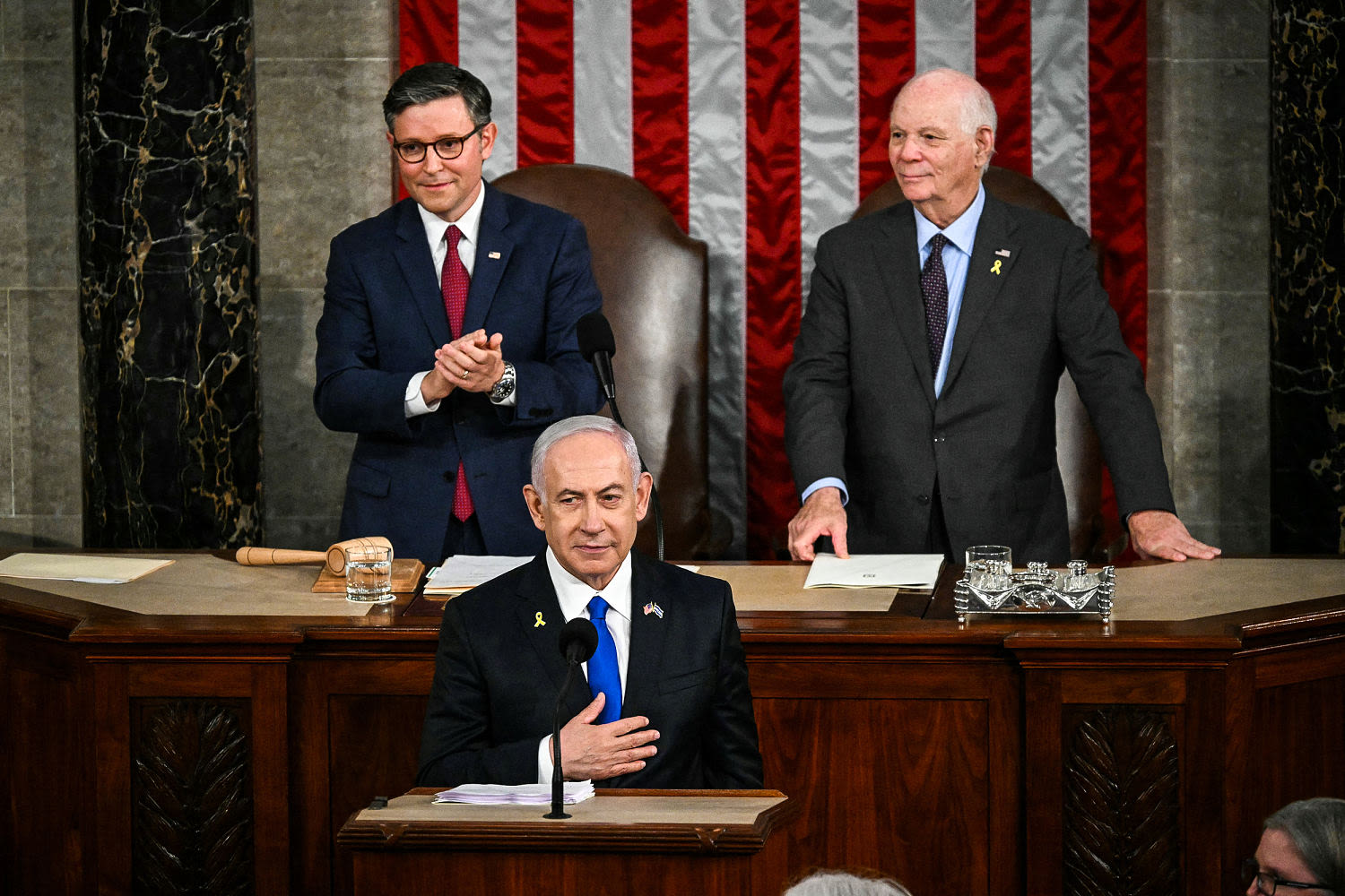 Netanyahu compares Oct. 7 to Pearl Harbor and criticizes protesters in address to Congress