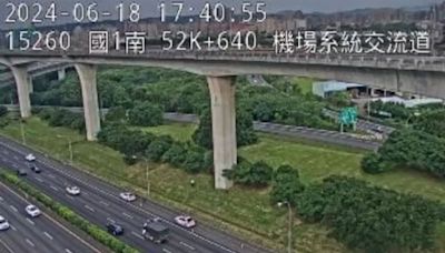 國道1號北上小轎車突然臨停 30歲駕駛「墜10層樓高架橋」身亡