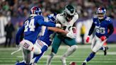 Giants 27, Eagles 10: Jalen Hurts, others pulled, AJ Brown injured as Eagles buried in NY