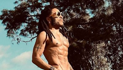 Rutina para tener «ABS» como los de Lenny Kravitz a sus 59 años