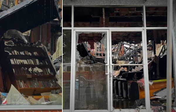 Owner and community devastated after fire destroys popular Oakland bookstore, displaces residents