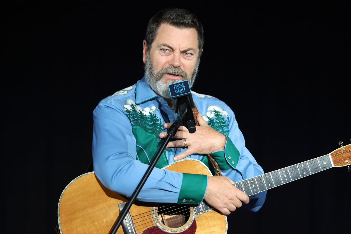 Nick Offerman mocks JD Vance in anti-Trump song