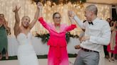 Bride and Groom Shock Wedding Guests by Shaving Their Heads on Dance Floor to Honor Bride’s Mom with Cancer